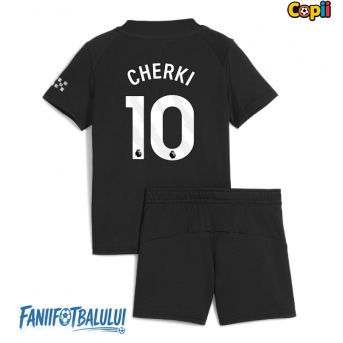Manchester City Rayan Cherki #10 Echipament de Fotbal Replică 2025-26 Copii Deplasare (+ Șorturi)
